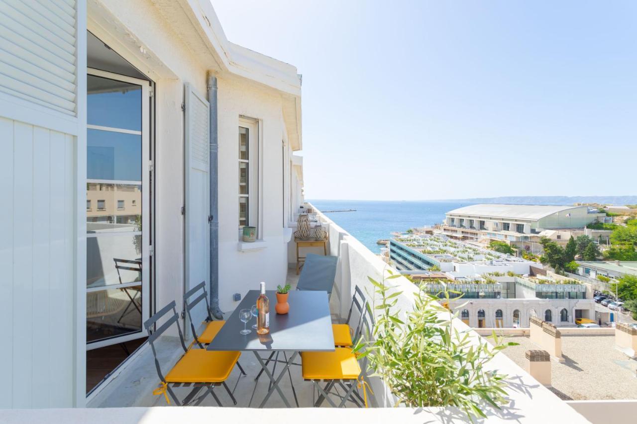 Maisonmars - Catalans Sur Mer - Appartement 1 Chambre - 4 Pers - Terrasse Vue Mer Clim Marseille Exterior photo